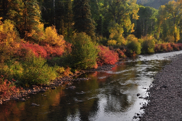 at the Bear Creek Trailhead, Highway 145